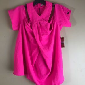 RACHEL Rachel Roy Women’s Neon Pink Top Size 8